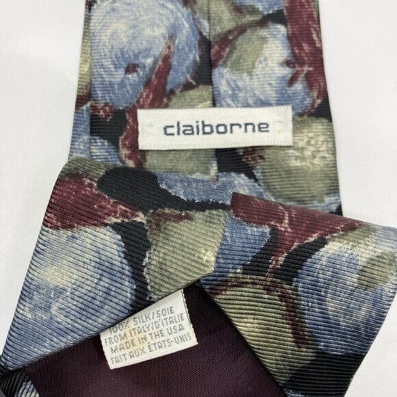 Vintage Silk Mens Tie Lot of 8 90s Claiborne Sazzari Hardy Amies R Andreotti - Picture 12 of 13